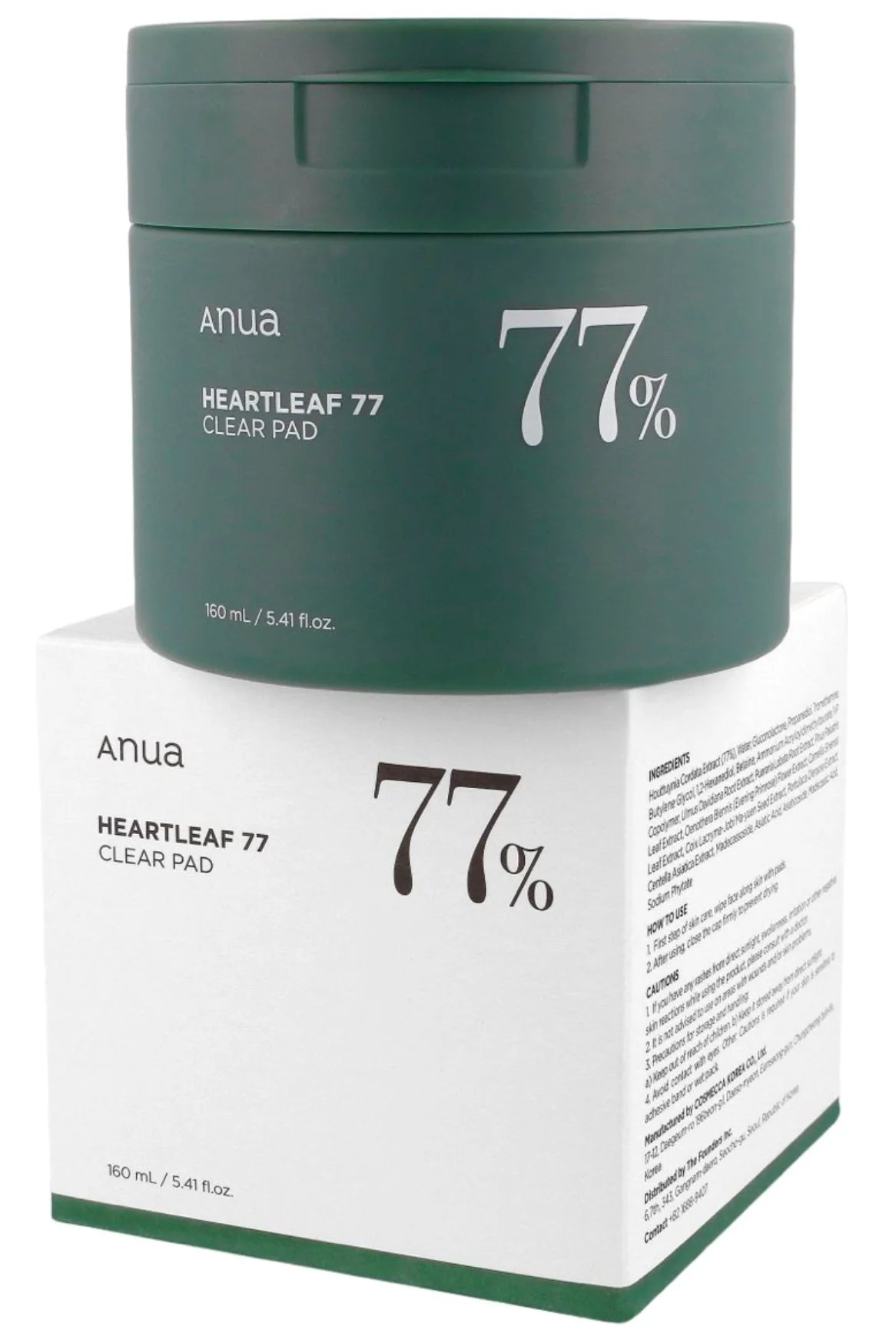 ANUA - HEARTLEAF 77% TONER PAD