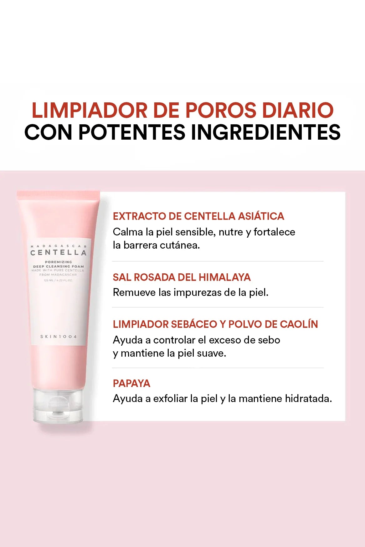 SKIN1004 - Madagascar Centella Poremizing Deep Cleansing Foam 125ml