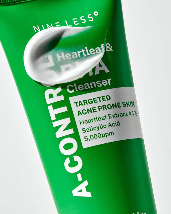 NINE LESS - A-Control Heartleaf & BHA Cleanser 120ml