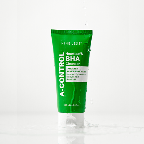 NINE LESS - A-Control Heartleaf & BHA Cleanser 120ml
